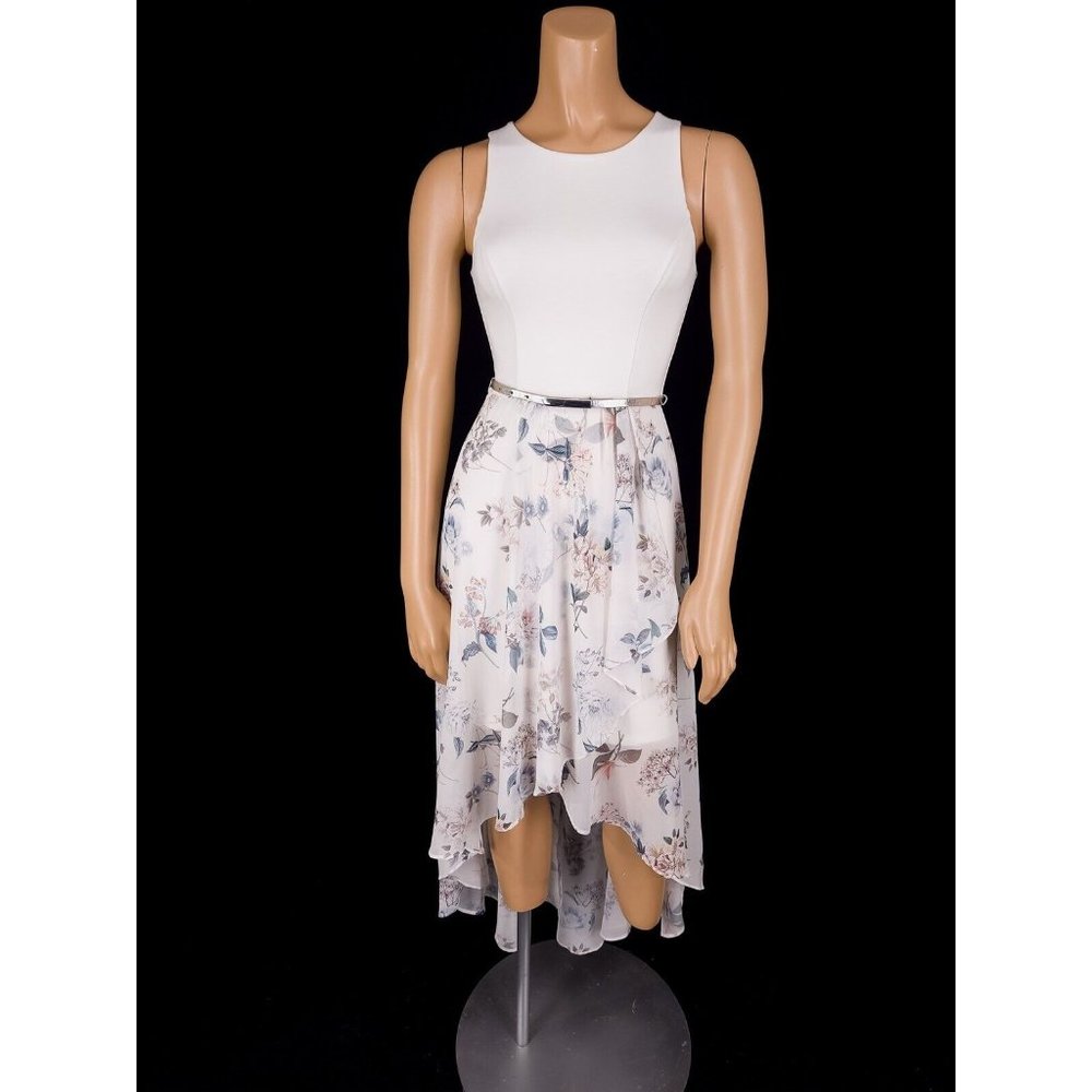 EVER NEW MELBOURNE 0 Danielle Hi-Lo Dress Floral Asymmetrical